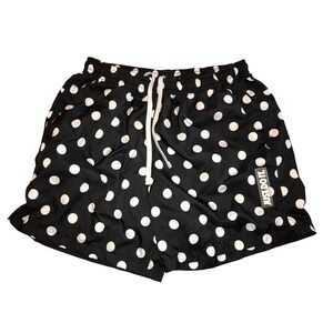Nike Sportswear Polka Dot Shorts Mens Large Black White Just Do It AR2371-010